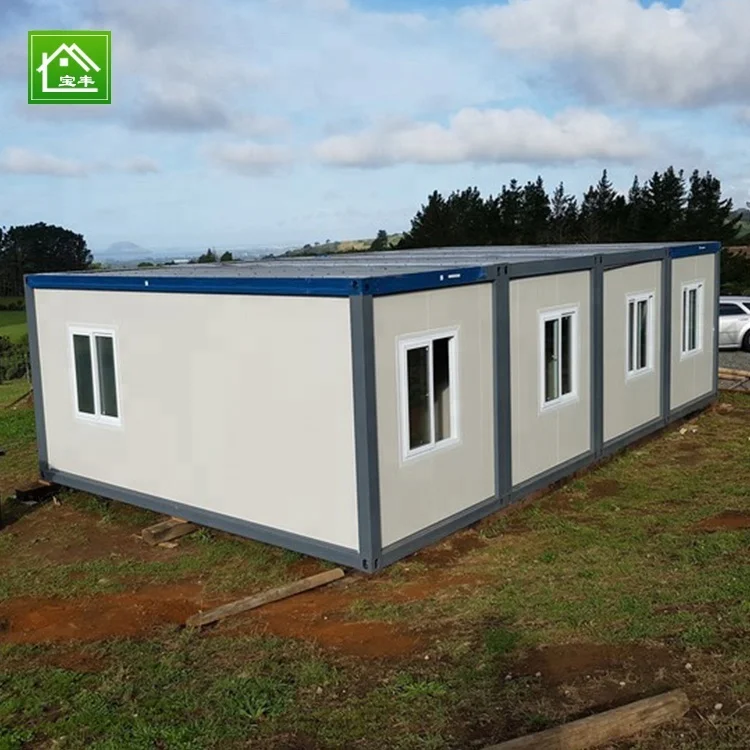 High Quality 40 Ft 20 Ft Prefab Granny Flat Mobile Expandable Container Home 2 Bedroom Prefabricated Light Steel Portable House