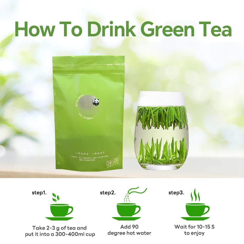 chinese green tea enterprise factory customizes natural green tea