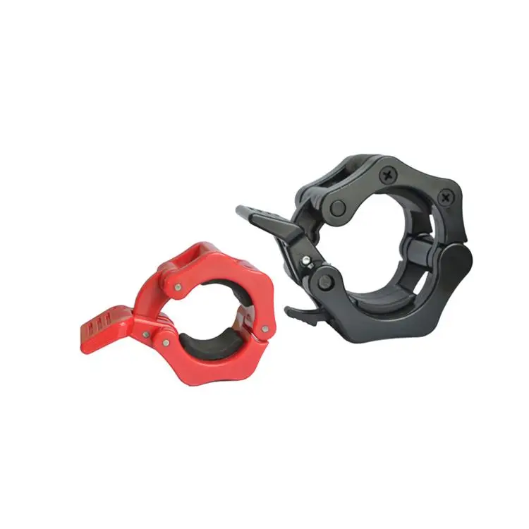 Professional Design Screw On Weigh Lifting Clamps Olimpic Barbell Collars