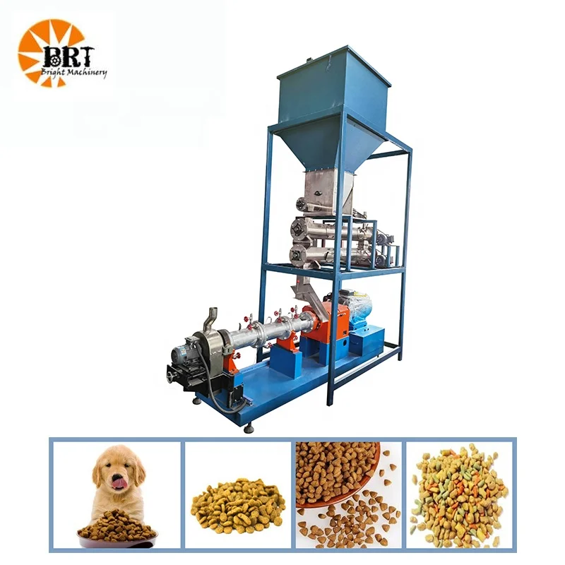 pedigree dog food making machine extruder pet feed processing line