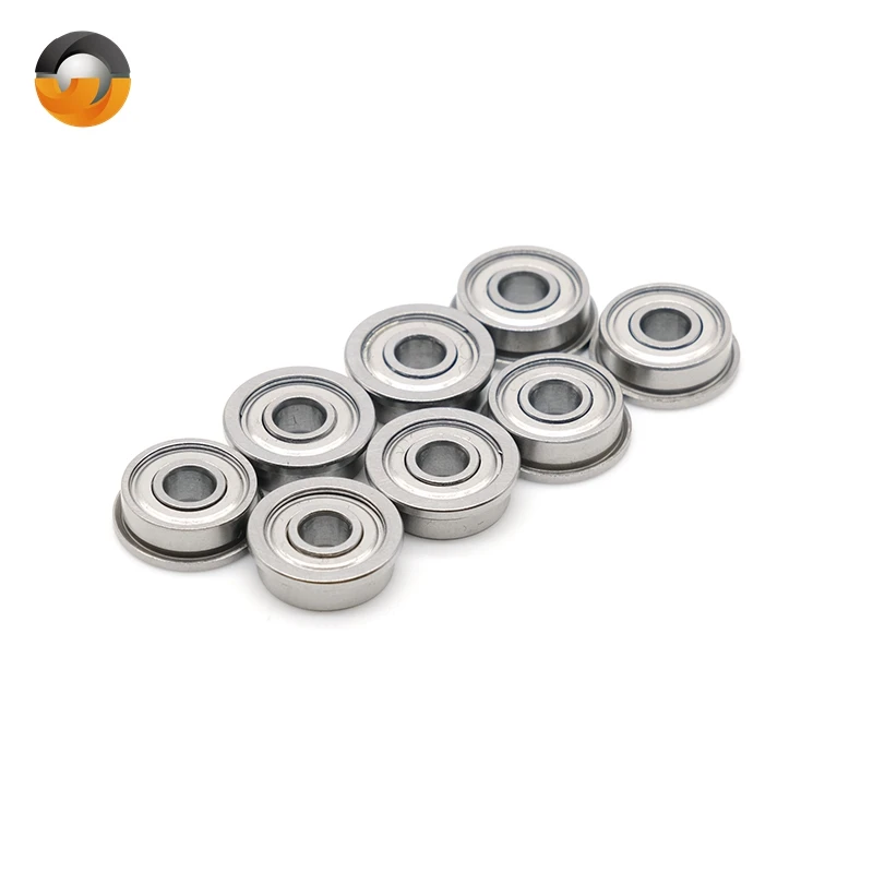 Hot Selling Flange Bearing F634ZZ Deep Groove Ball Flange Bearing 4x16x5 Mm Small Flanged Bearings