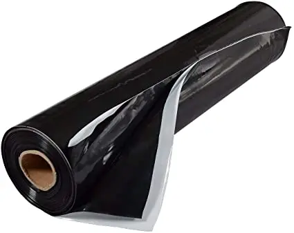 Factory produce 6 mil black/white polyethylene plastic Sheeting panda silage greenhouse film