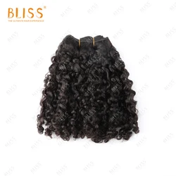 Bliss 10a 100% remy pixie curl Cuticle Aligned Double Drawn brazilian human Hair