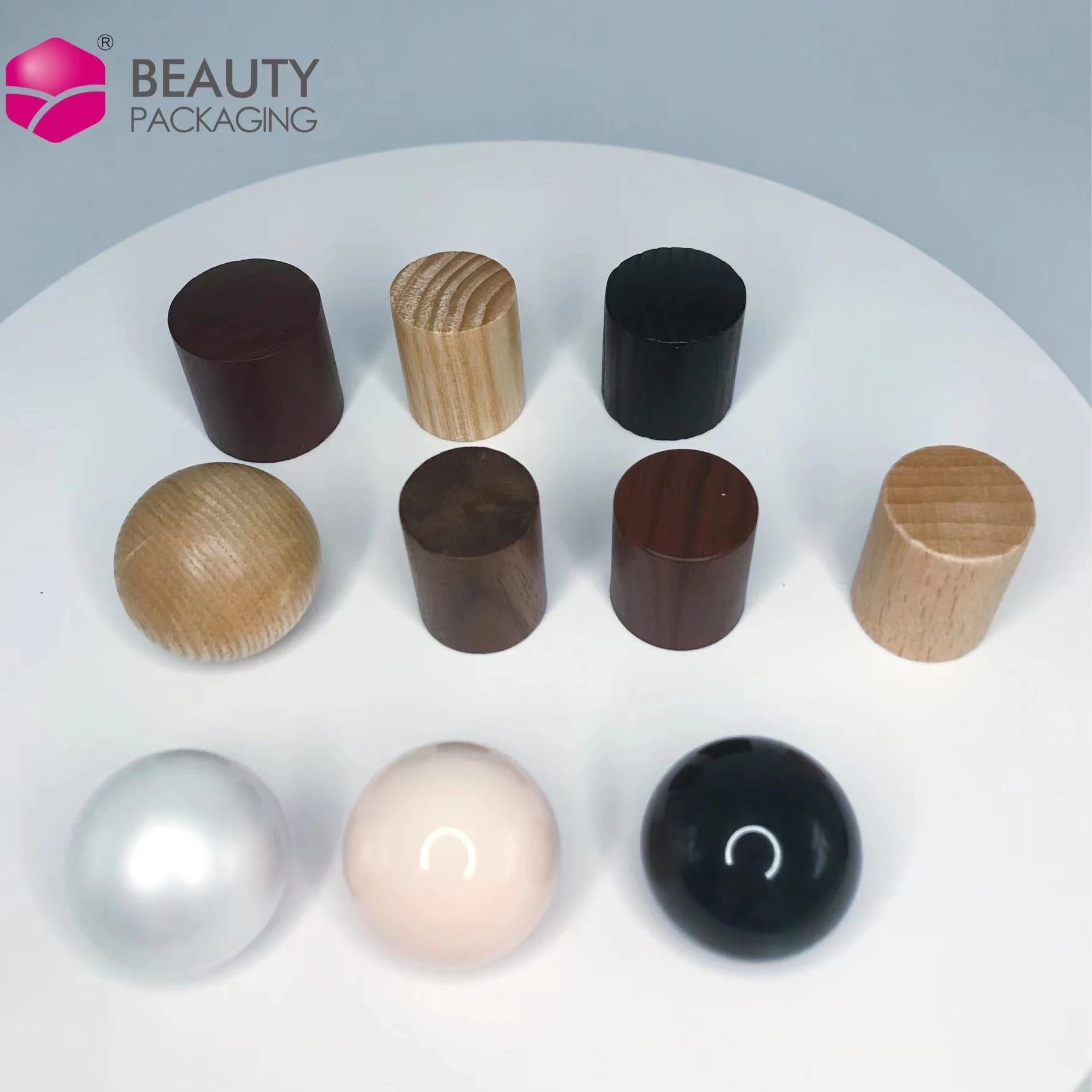 High Quality Customized Resin Marble Bottle Cap 50ml 100ml Round Glass Bottle With Resin Cap Perfume Lid 15mm