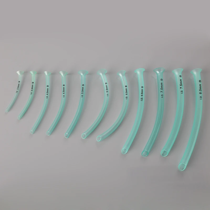 medical nasal airway  nasopharyngeal airway  size green color