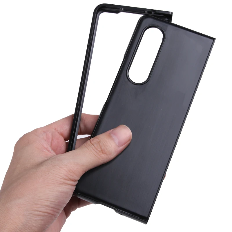 wholesale Matte Hard PC customize leather blank Phone Case  for Samsung Z Fold 3