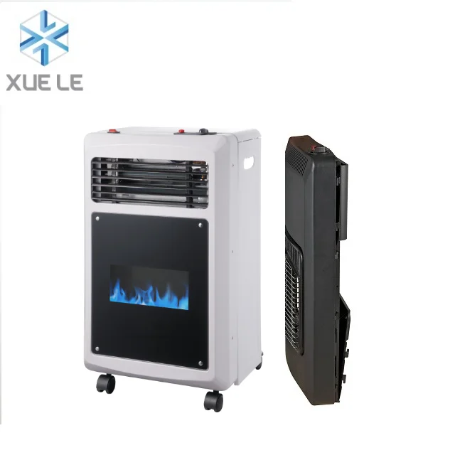 CE approved Indoor Foldable Blue Flame Gas Heater with fan