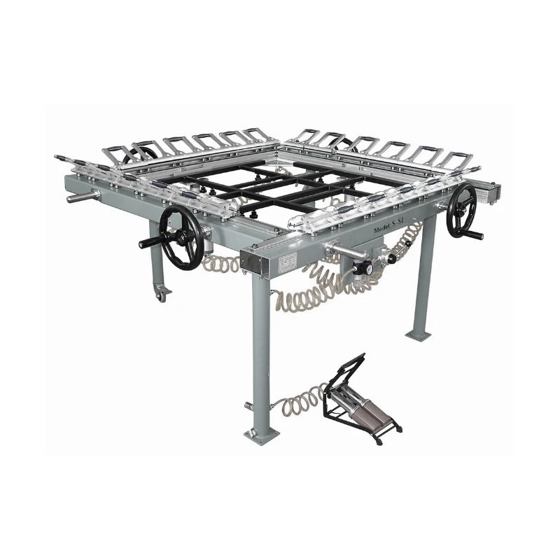 Factory directly sell wheel pulling screen stretcher mesh stretching equipment for silk screen printing
