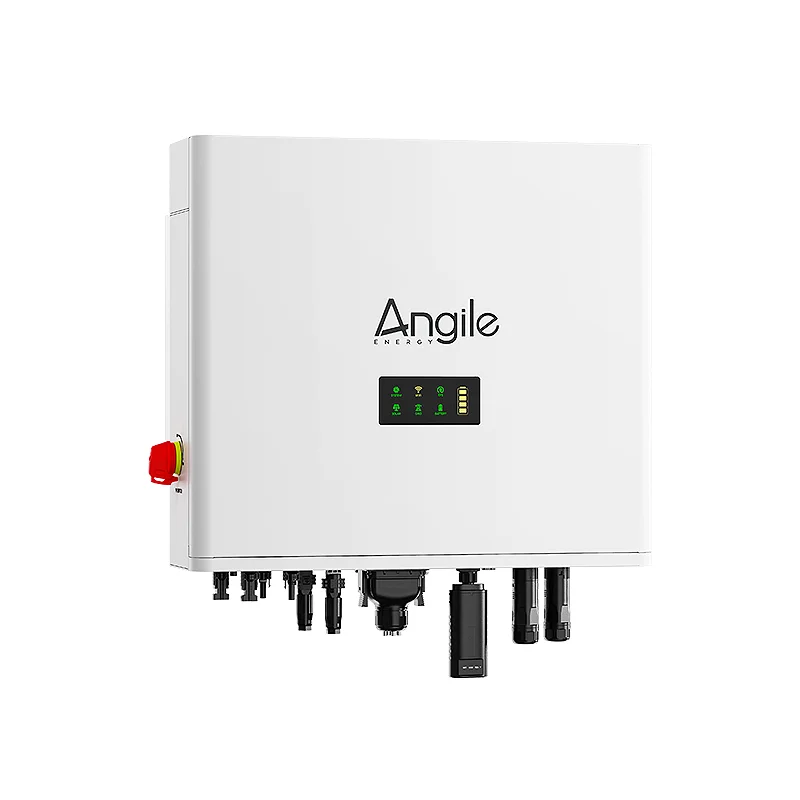Трехфазный Гибридный инвертор Angile Energy 10 кВт 165% PV перегрузки высокого напряжения IP65 защиты
