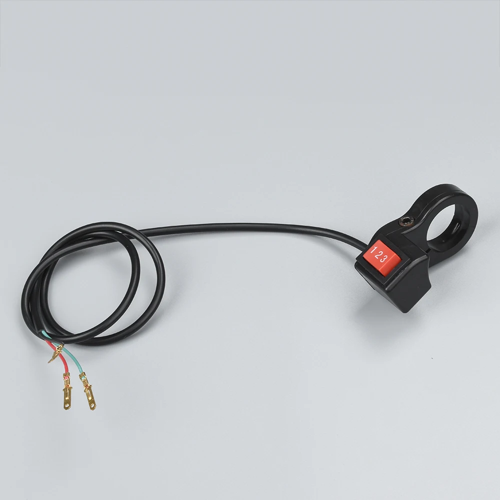 Motorcycle Handlebar Switch, Electric 3 Speed Handlebar Module Switch for Motorcycle E-Bike Scooter