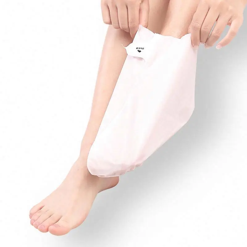 Oem Moisturizing Whitening Exfoliating Socks Smooth Beauty Foot Mask With Free Sample Hand Glove Peeling
