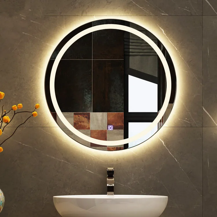 2021 Factory Price Backlit Round Smart LED Custom Bathroom Mirror
