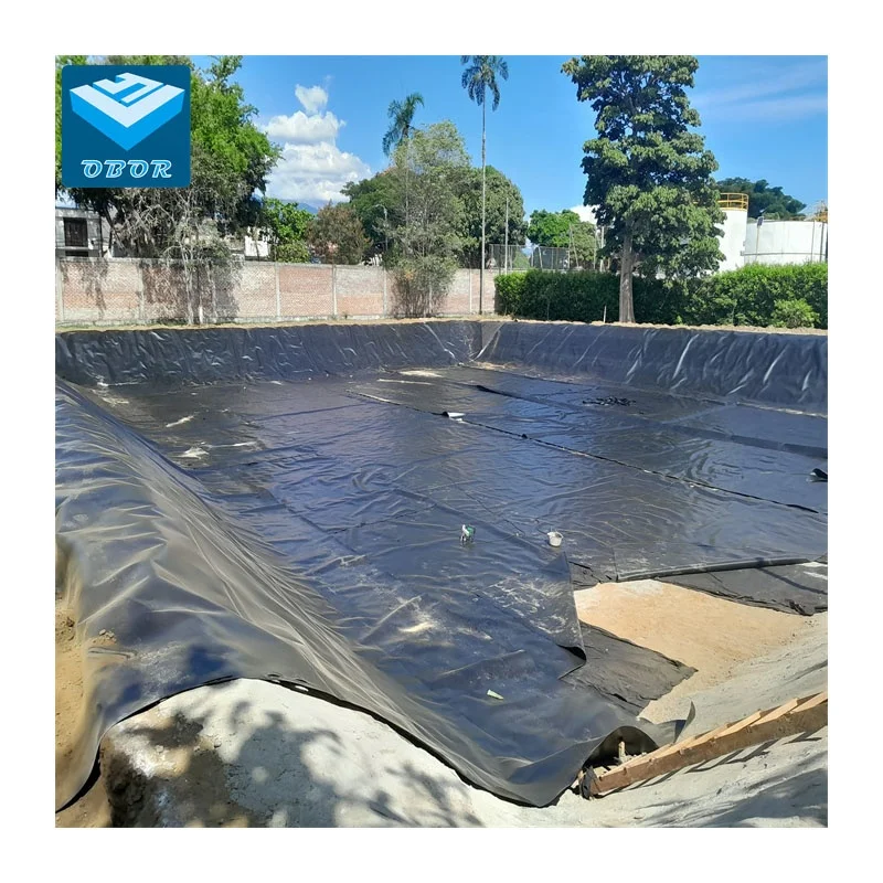 OBOR fish pond liner fish farm 0.5mm 0.75mm 1mm hdpe geomembrane price
