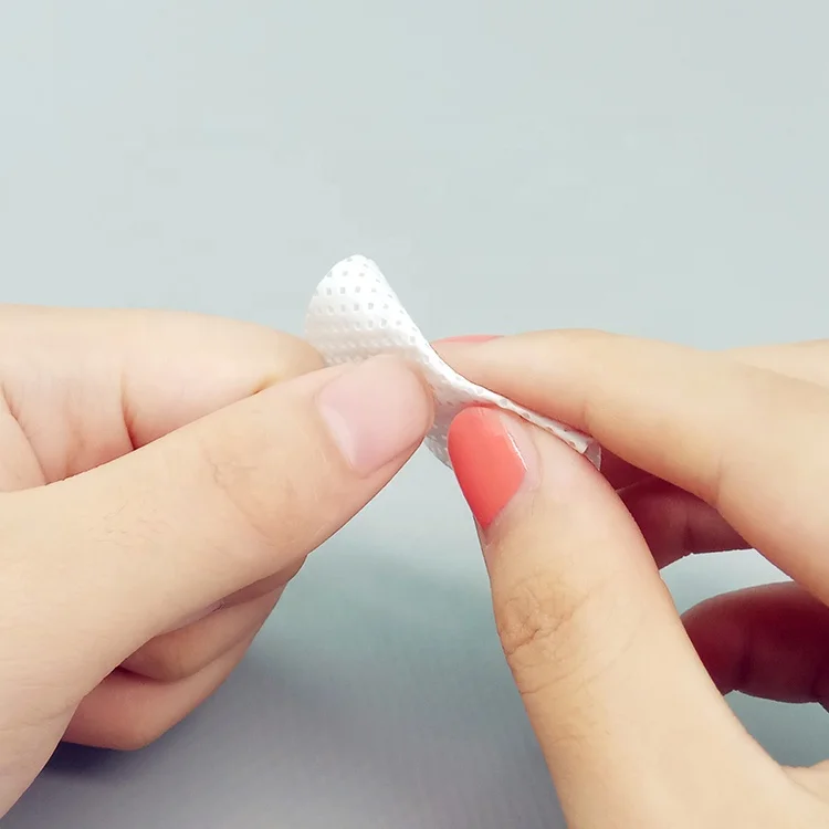 Одноразовые нетканые Промышленные салфетки для снятия лака 100% PP без ворса 80 г/м2 5x5 см, сухие салфетки для ногтей