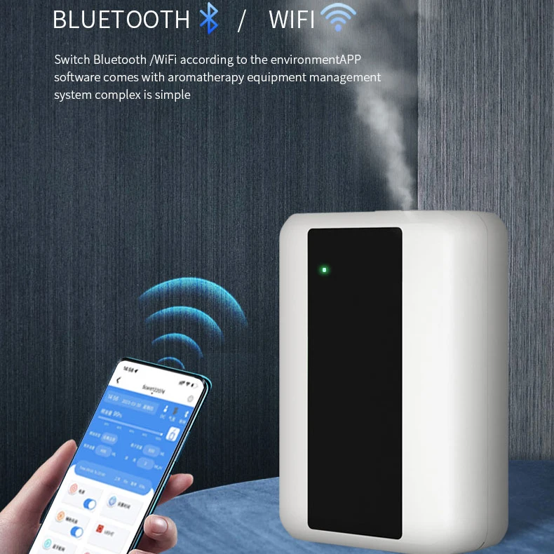 2023 Заводская распродажа умный Wi-Fi Bluetooth-ароматизатор настенное крепление ароматерапия ароматизатор HVAC эфирное масло диффу