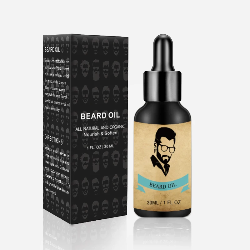 30ml best organic oil hair growth beard men mustache wholesale beard oil