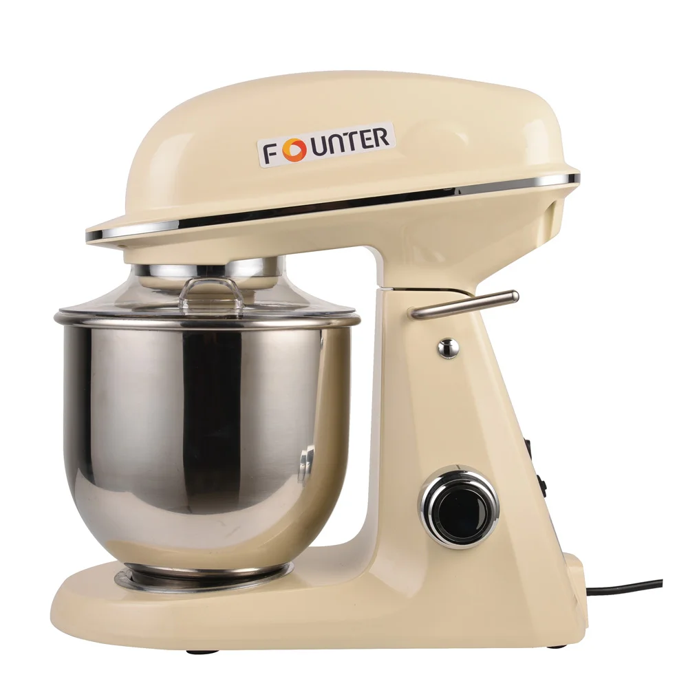 300W Stand Mixer Dough Hook One Set Beater Home Electric Spiral Pizza Cake Bread Dough Mixer 11 Speeds Stand / Table Supported