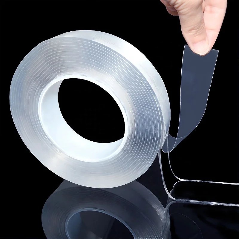 Прозрачная многоразовая двухсторонняя нано-лента 1 Rollo De Cinta Adesiva Nano Transparente Doble