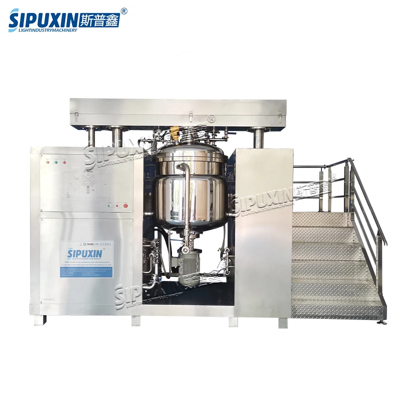 Sanitary Stainless Steel High Pressure Ultrasonic Homogenizer Mixer Cosmetic Liquid Soap Making Machine Mixing Machine