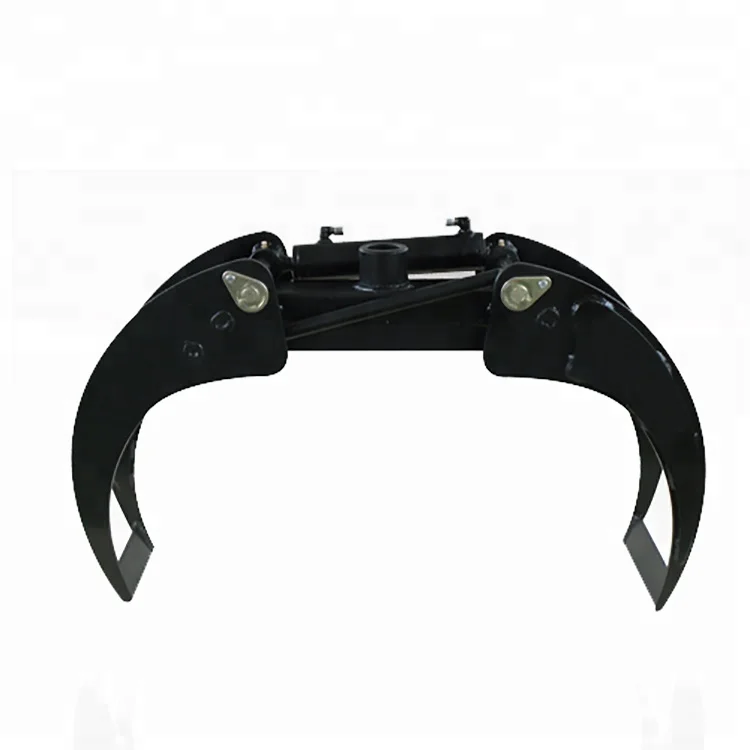 mini hydraulic excavator ATV trailer spare parts log wood  bucket grab grip gripper  for gravels