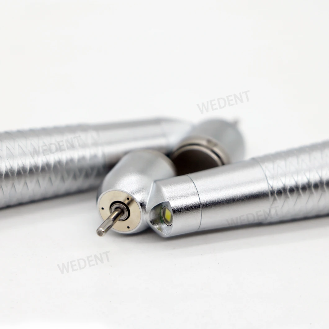 Surgical Implant Handpiece Back Cover Exhaust 45 Degree Air Driven High Speed Dental Handpiece Push Button Type
