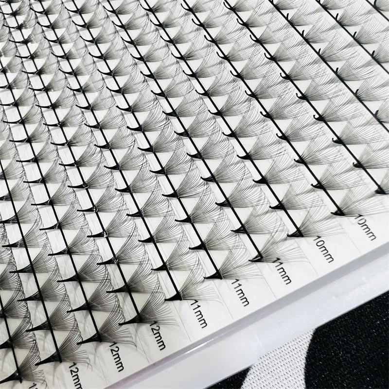 Faux Mink 10D 14D 20D Promade Large Trays Premade Fans 5D 6D 8D Long Stem Russian Volume  Premade fans Lash extensions