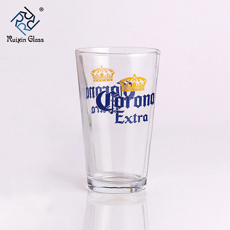 475ml 16oz Big Beer Glass Cup with customized decal printing