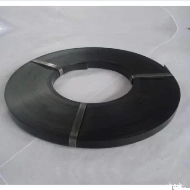 Galvanized/blue/black Painted Packing Steel Strapping Band Oscillated Wound Black Waxed Metal Strapping