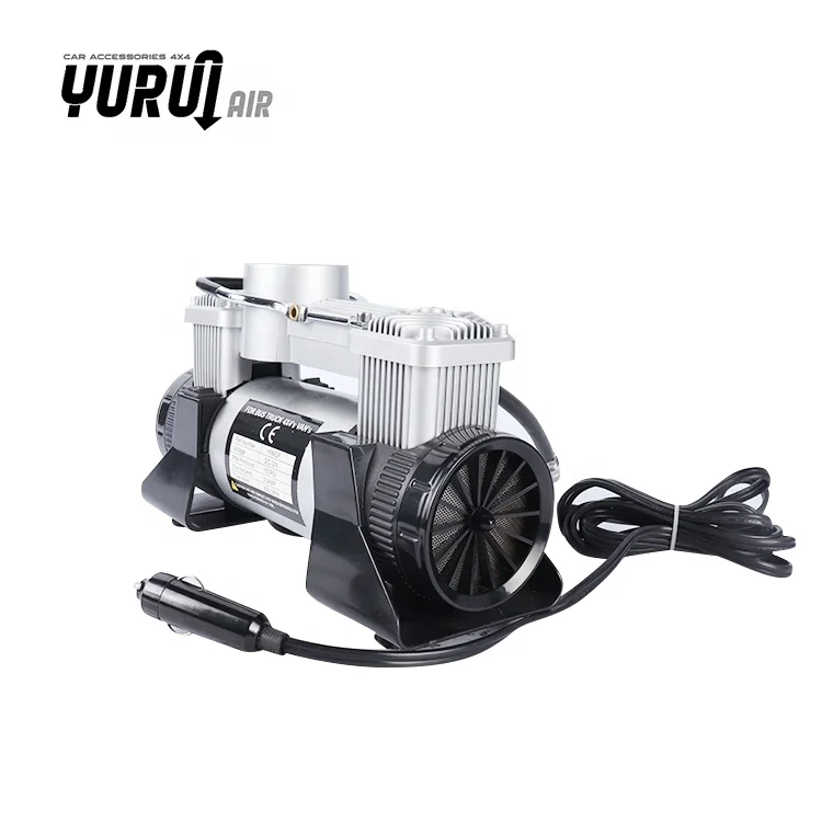 high quality 12v professional portable heavy duty double cylinder Car Accessary Air Compressor for 4x4 for car