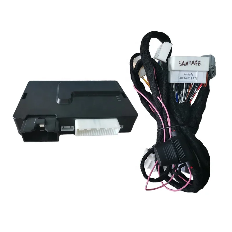 Canbus plug and play remote starter engine start system for Hyundai Santa Fe 2013-2018  with OEM Push to Start Button