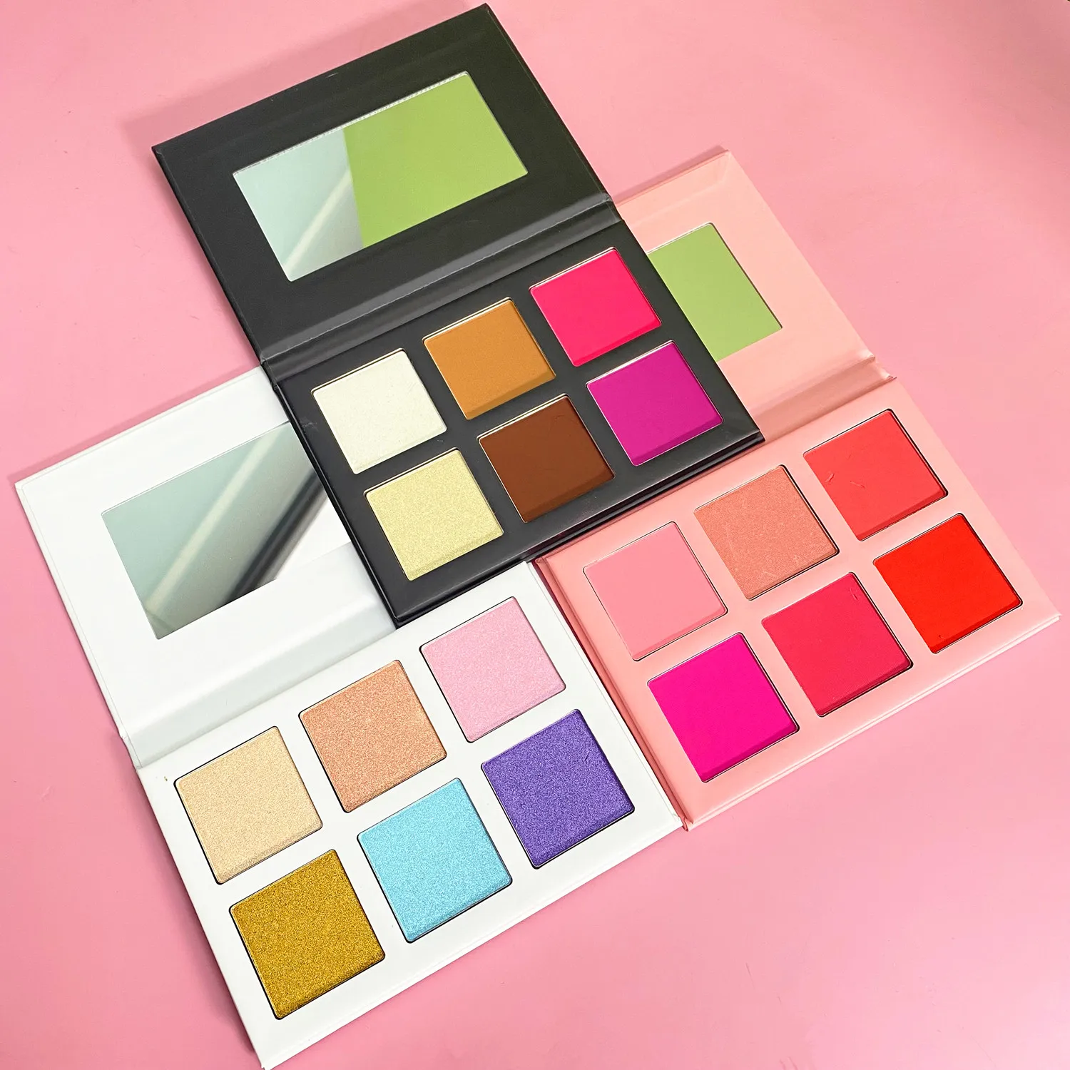 Custom Diy Blush Palette Talc-Free High Pigment Multi-use Face Makeup Vegan Waterproof Private Label Blusher Palette