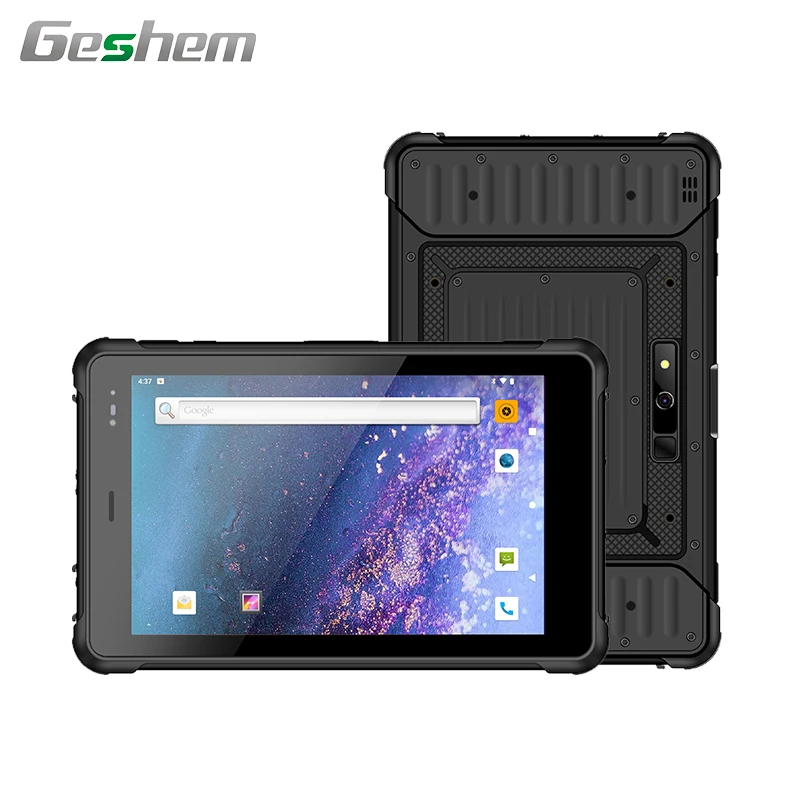 
rugged tablet android industrial pc 4+64 IP67 high resolution 1200*1920 rfid supporting barcode scanner with docking 