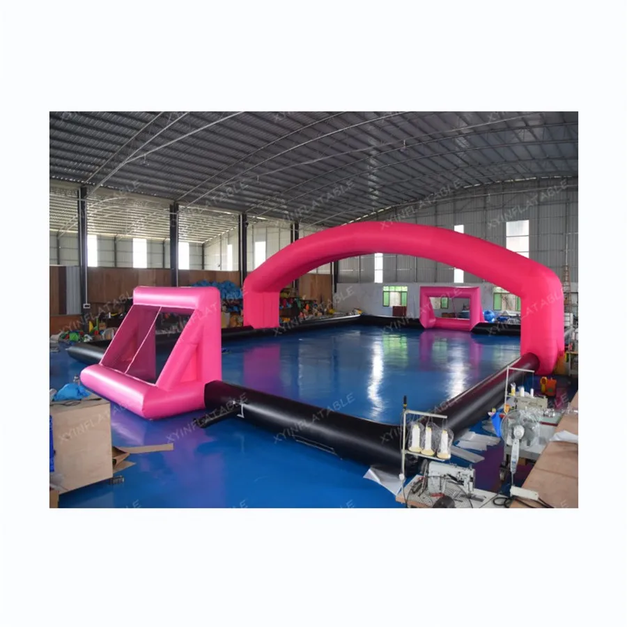 Guangzhou inflatable hockey field, air hockey rink for sale