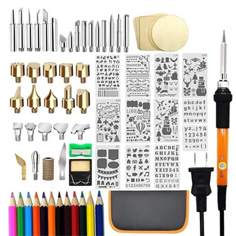 Прямая поставка, новые товары, паяльник Havya «сделай сам», Пирография, набор для сварки по дереву, Электрический паяльник 60 Вт