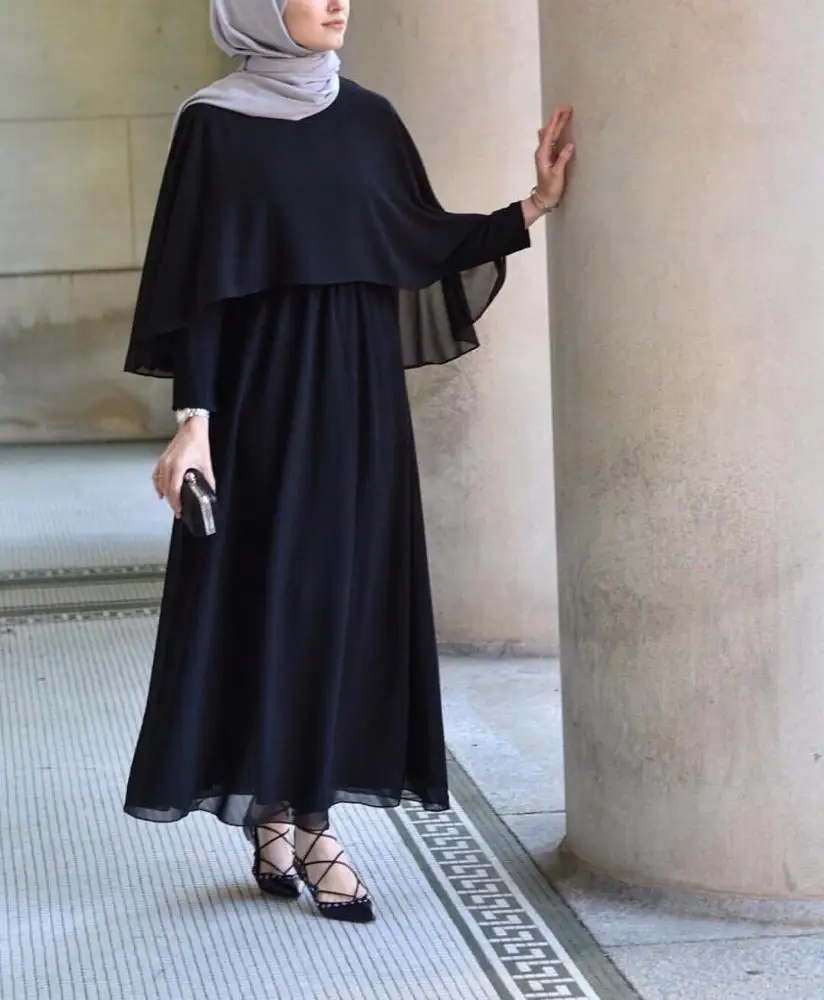 Whosale  high quality Abaya 2020  Islamic clothing fashion monochrome cloak dress skirt Muslim woman quality  comfort abaya