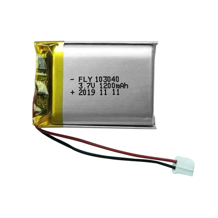 
KC Approved Small Lipo 3.7V 103040 1200mAh Rechargeable Battery 3.7V 1200mA for Beauty Device 