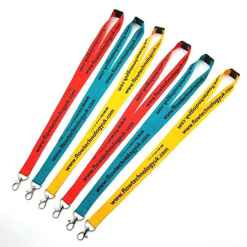Full Color Printing Minimum Order Lanyards Manufacturer Cheap Personalized Neck Tool Printing Custom Polyester Lanyards