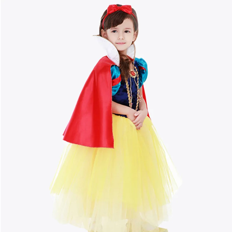 JQ1 Snow White dress for girls prom princess dress for kids birthday costume party clothes fancy teenager clothing