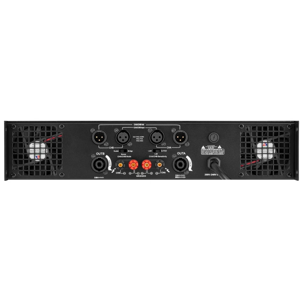 China Amplificador Digital Class H Power Amplifiar 2 Channel 4500 Watts Professional Power Amplifier