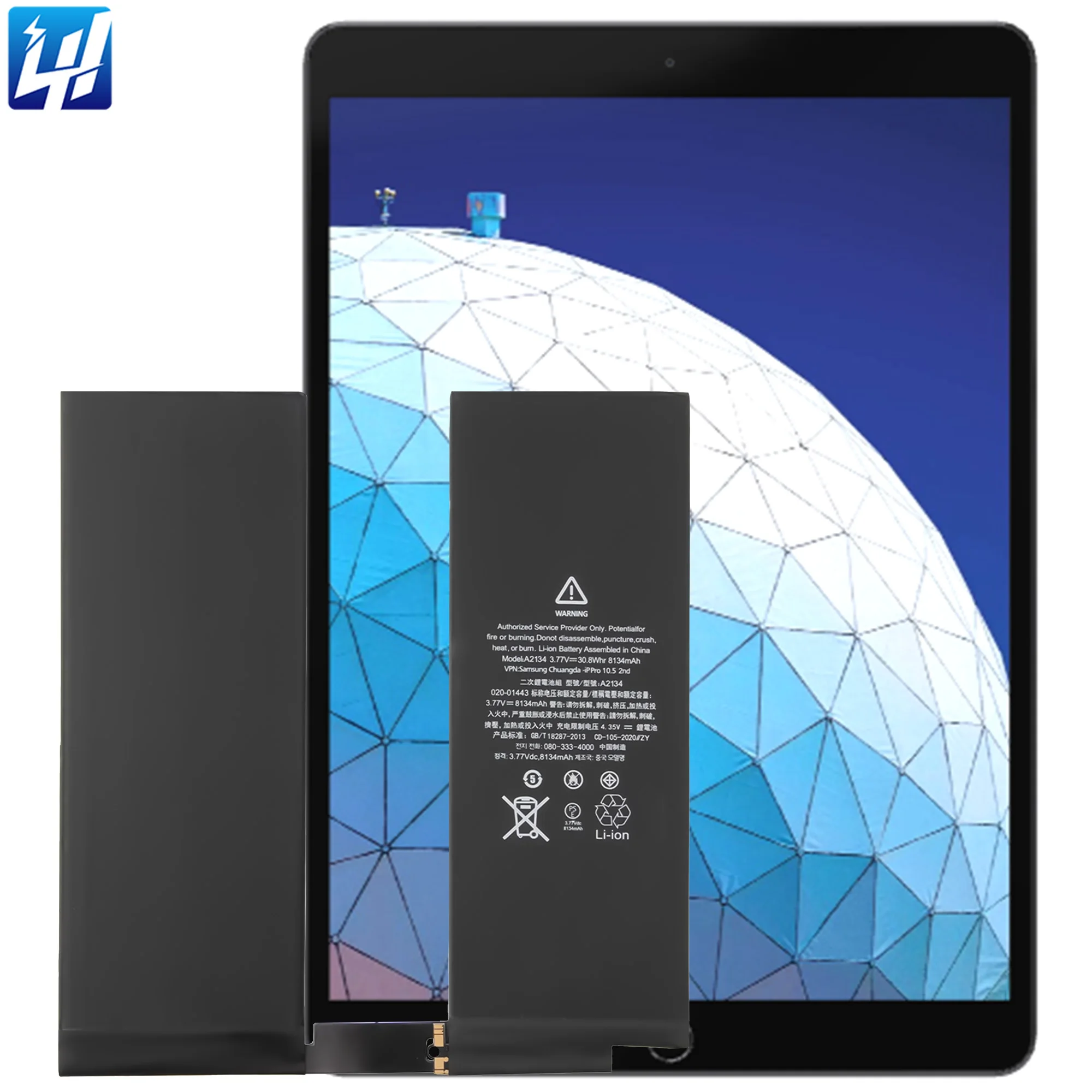 8134mAh A2134 A2123 A2152 A2153 A2154 Air 3 High Durability Factory Supply battery for ip Pro 10.5 2nd