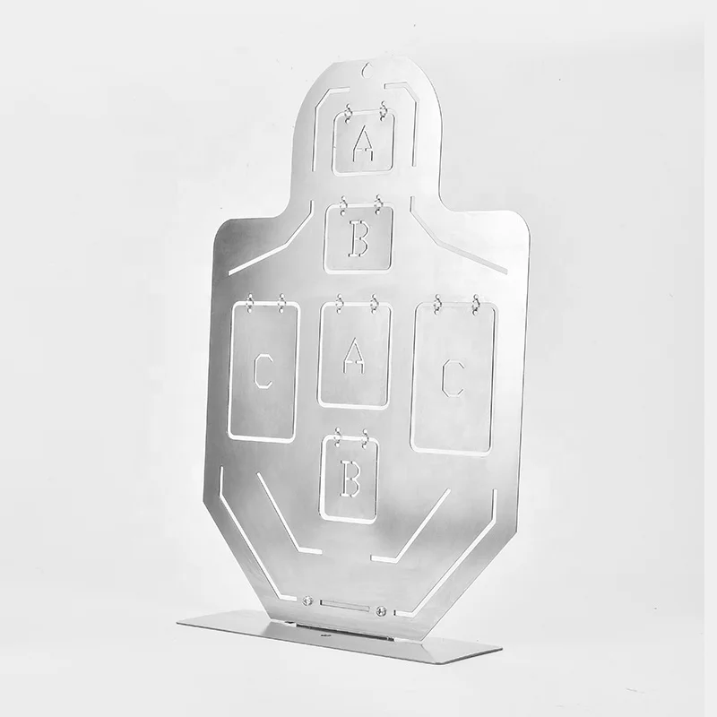 Actionunion Kid shooting Target Stainless Steel Metal Wind Chime Six-point Guard Training IPSC Targets for Kid CS game