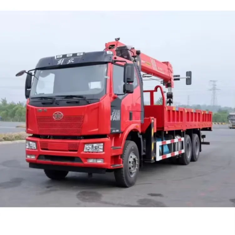 Sinotruk shacman faw Hot Selling Truck Mounted Crane Hydraulic Lifting Truck Crane for Sale