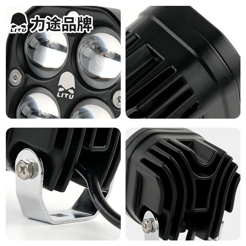 Wholesale 40W LED Fog Driving Light 3inch Yellow White Car LED Work Lamp Offroad Truck ATV UTV SUV Mini LED Spotlights