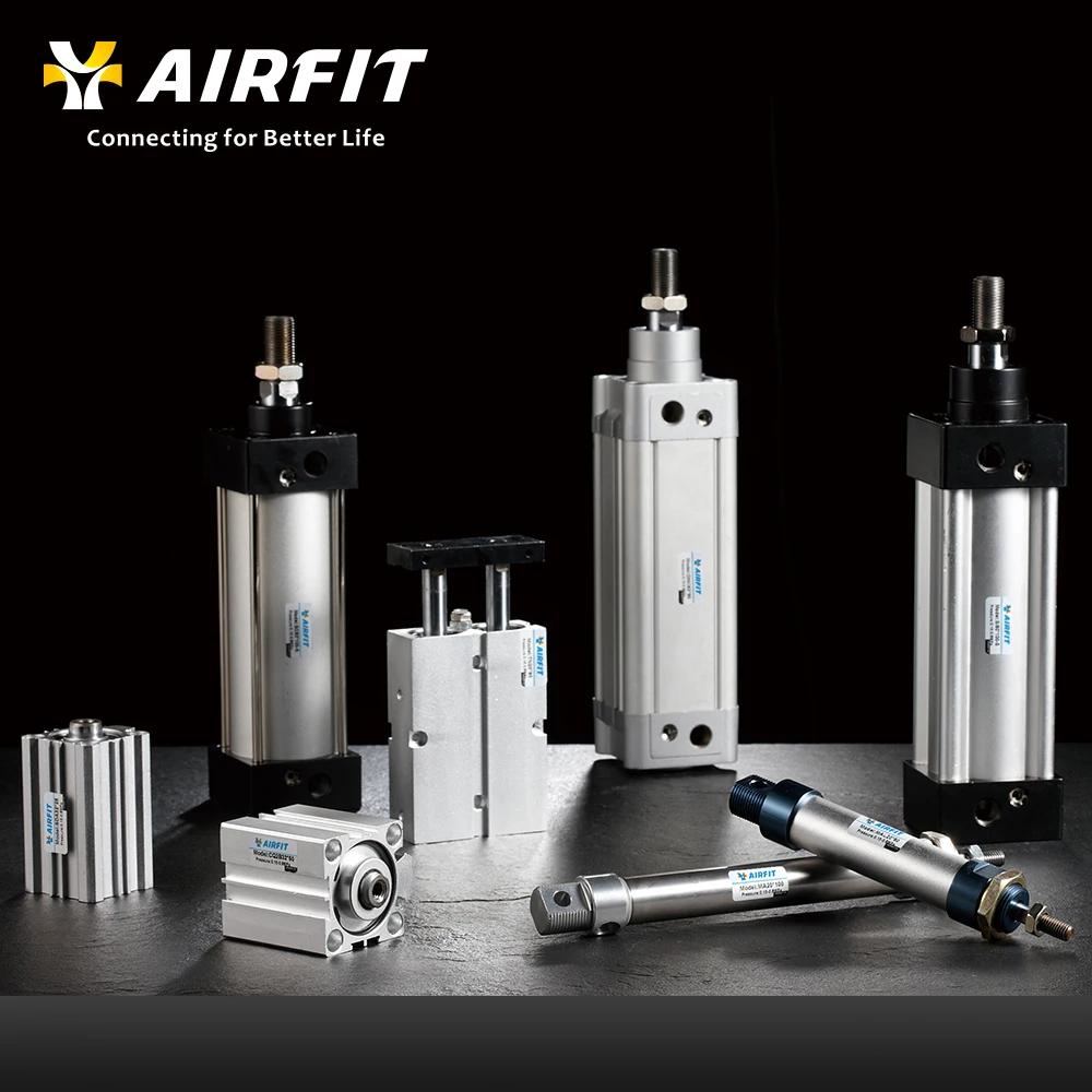  Пневматический цилиндр двойного действия AIRTIT Ningbo SC 32 мм 40 50 63 80 100