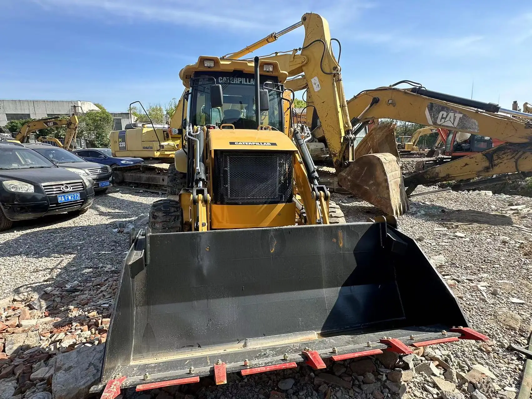 Hot sale Caterpillar Backhoes 4x4 420F 420F2 432F used Backhoes sale