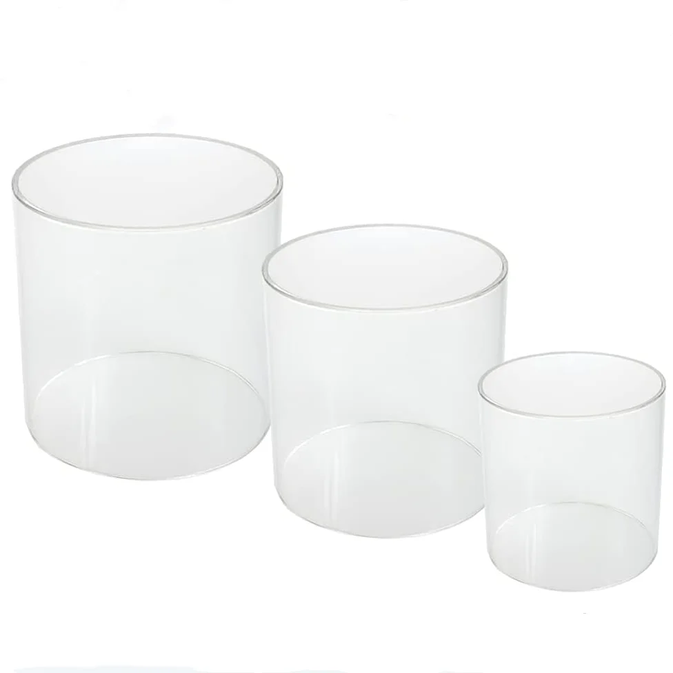 
Hot Sell Acrylic Cylinder Display Stand Cylinder Pedestal Acrylic Set 