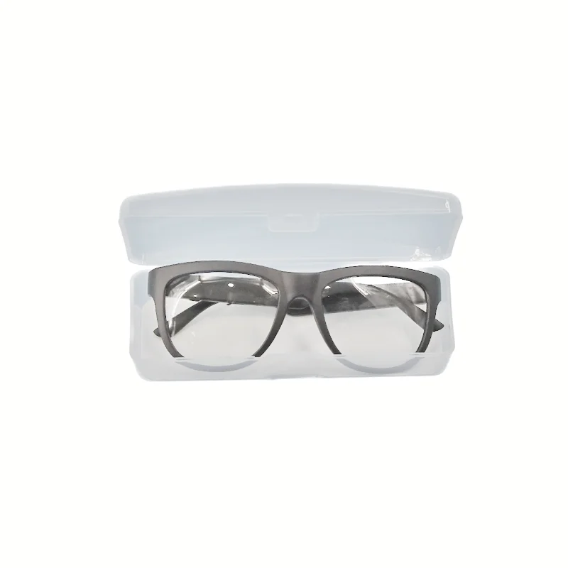 cheap clear plastic case clear pp ps material plastic sunglasses box with molding