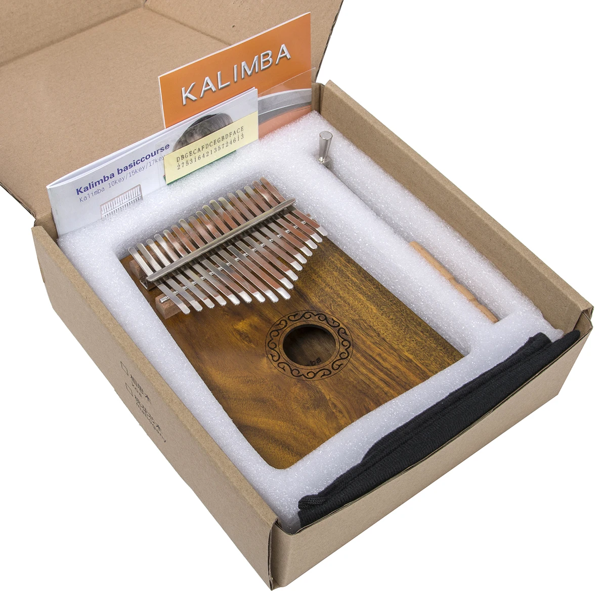 Wholesale High quality durable using various wooden 17 key mini kalimba thumb piano