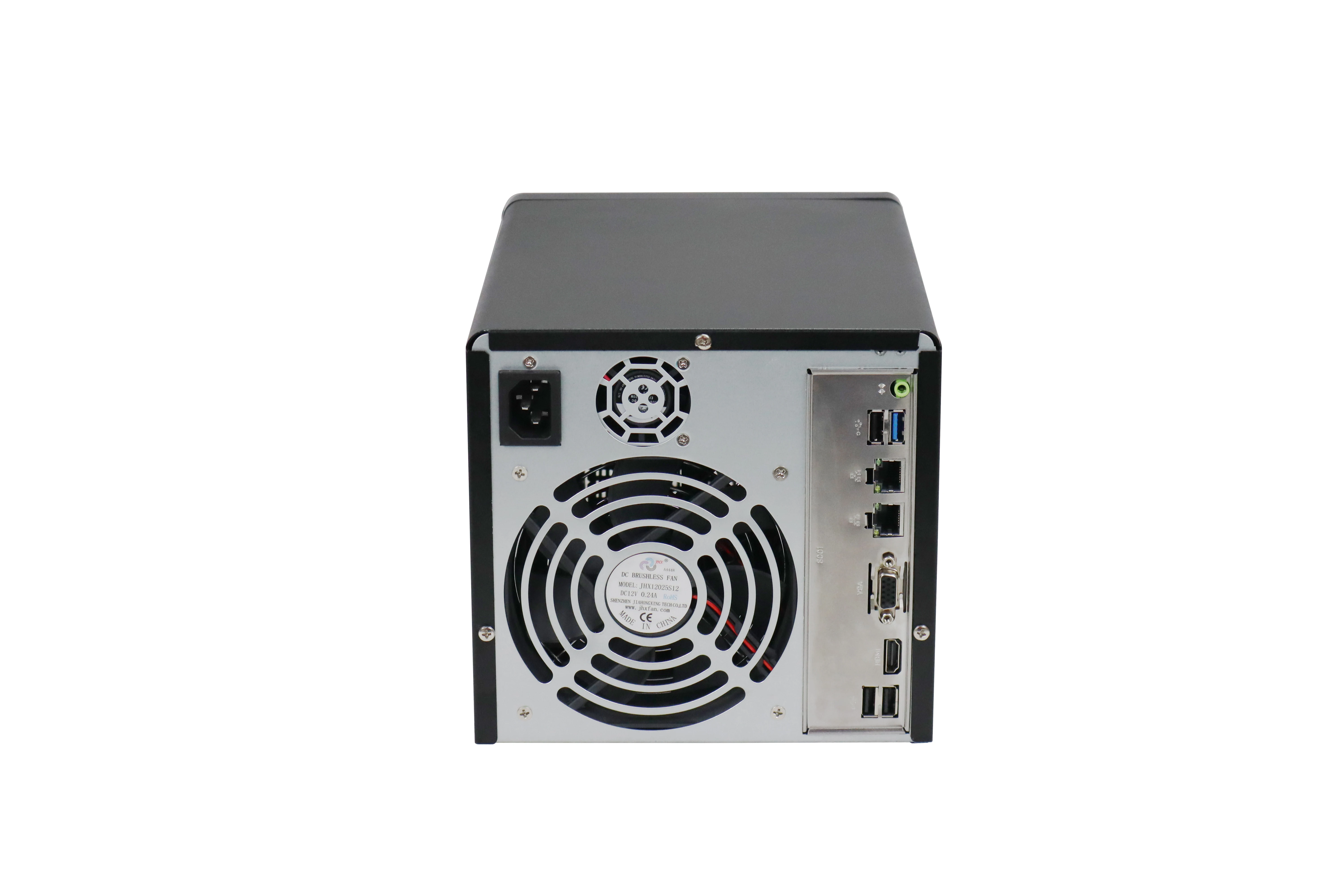 Nas-04 Black Fashionable And High-End Mini-Itx Server Nas Case Computer Storage Chassis 4U Case For Desktop Home Storage