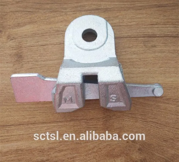 Chinese Supplier OEM Scaffolding ringlock Brace casting ledger end in Alibaba